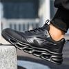 Fashion Black Work Shoes Steel Toe Safety Shoes Mesh Breathable Work Shoes Protective Anti-slip Lightweight Safety Work Sneakers for Men