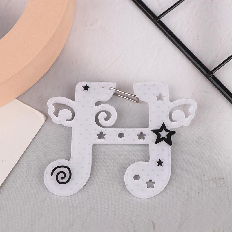 Cute Note Carabiner Keychain Cartoon Acrylic Keyring Couple Key Holder For Girls Backpack Pendant Bag Charm Lovely Gifts