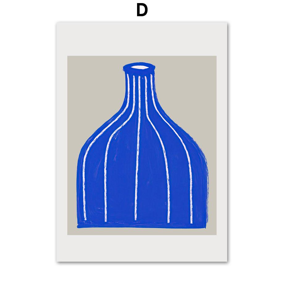 Pears Oranges Fruit Leaves Cutlery Vase Wall Art Canvas Prints Painting Line Posters Girl Figure Pictures For Living Room Decor