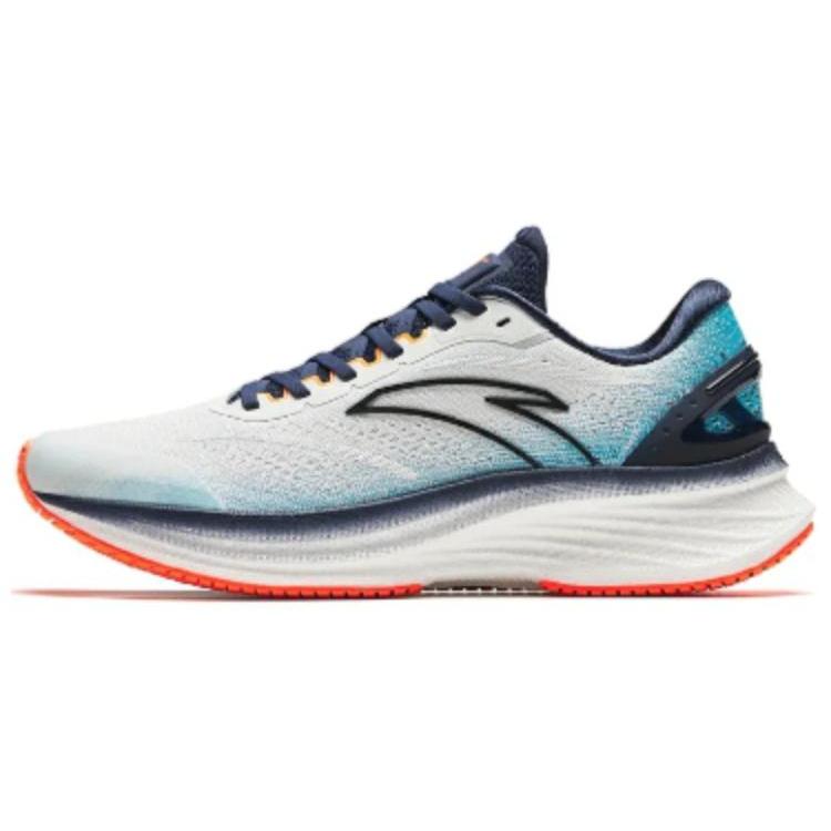 New Anta Low Top Training Running Shoes Men's White Blue 112415582-6