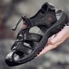 2019 Summer Men's Leather Trekking Sandals - Outdoor Stream-Crossing Cowhide Beach Shoes
