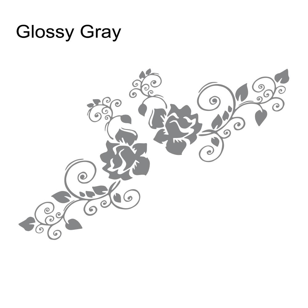 Car Flowers Graphics Stickers Decals Auto Both Body Wrap Vinyl Film Cover Automobiles Decoration Vehicles Tuning Accessories