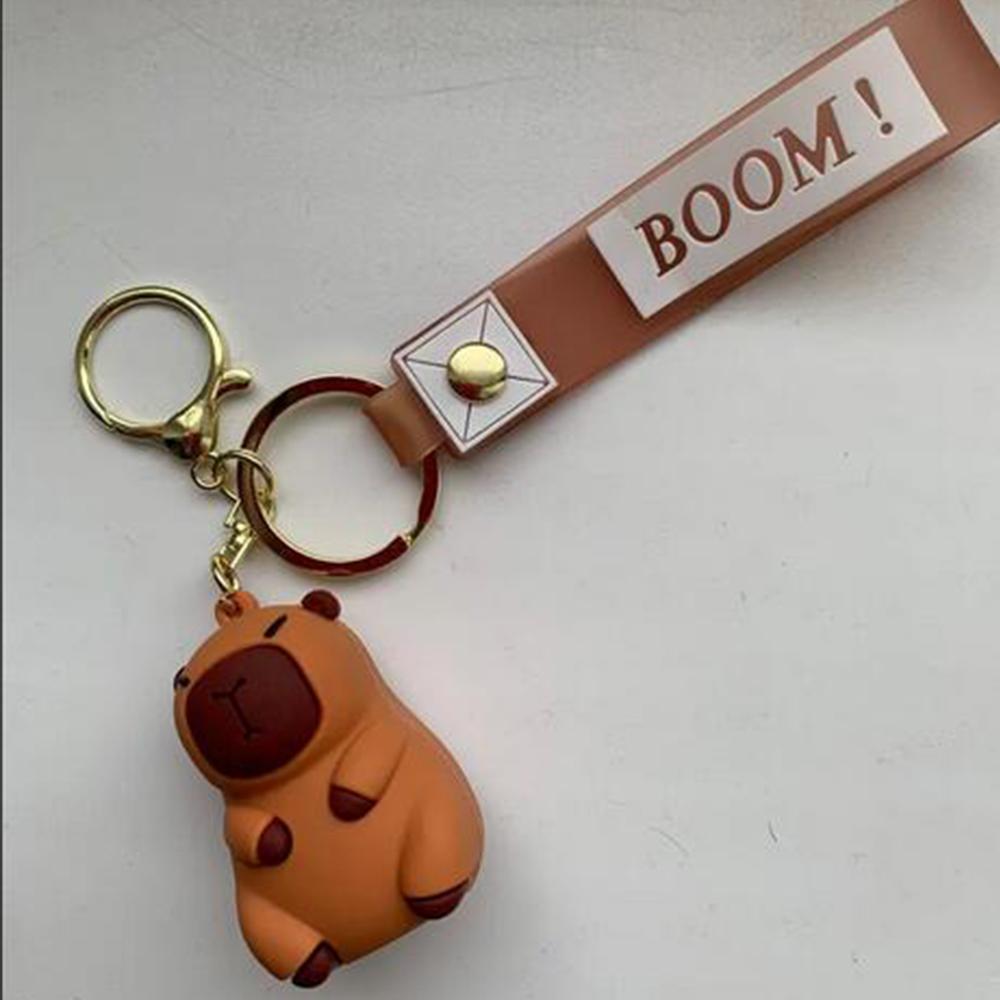New Brown Capybara Keychain Toy Pendant Decoration For Bags, Purses