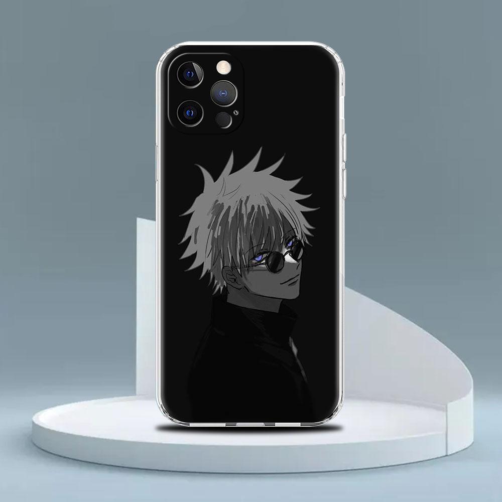 

Прозрачный чехол для Apple iPhone 14 13 11 12 Pro 7 8 Plus XR X XS Max 6 6S 14Pro, силиконовый чехол для телефона Jujutsu Kaisen Gojo Satoru iPhone 14 Pro Max