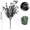 3PC Black Home Decorations Fake Plants Halloween Decor Artificial Leaves Atmosphere Multiple Options Available