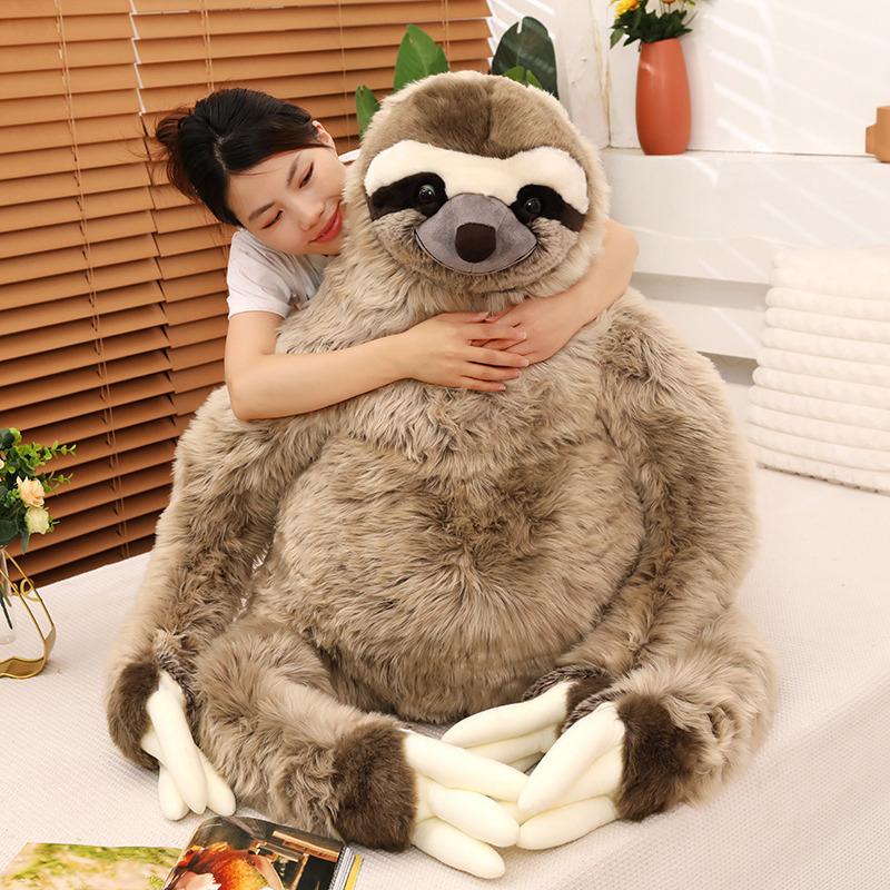 Simulated Sloth Animal Plush Toy Doll Cute Lightning Doll Birthday Gift Doll