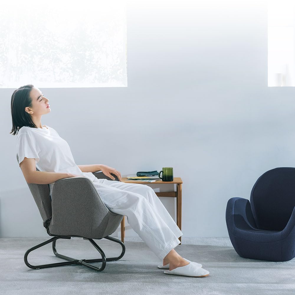 Pelvis Pelvic Sofa Baby Shower Chair Reclining Single Seater with Legs Present Home Gray Brown AiMY Airy Shape Plus AIM-FN057(BR)
