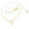 Les Trésors De Lily [P8050] - Golden 'Musical Notes' Steel Necklace (eighth Note) - 8x5 Mm