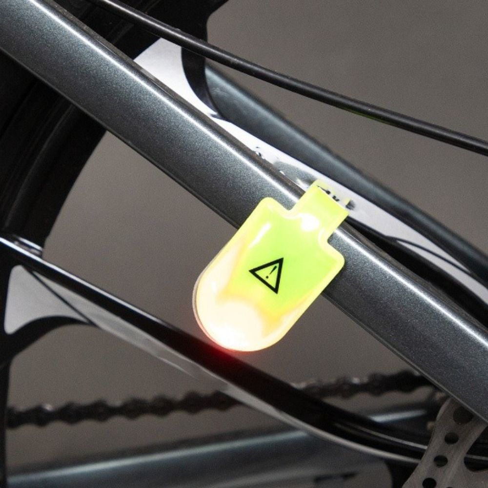 LED Lighting Magnetic Safety Light PVC Reflective Clip Light New LED Warning Light  Bicycle Riding
