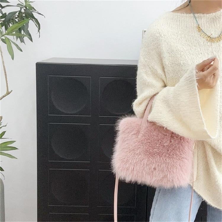 Versatile Plush Shoulder Bag Convenient and Practical Crossbody Bags Handbag