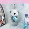 Adorable Soft Plush Otter Keychain Cute Animal Design For Kids Backpack Accessory