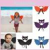 Halloweencosplay Weiche und bequeme Fledermausflügel Kostümset für Kinder
