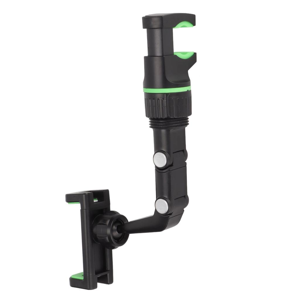 Rearview Mirror Phone Holder 360 Degrees Rotating Adjustable Width Easy Installation Widely Used