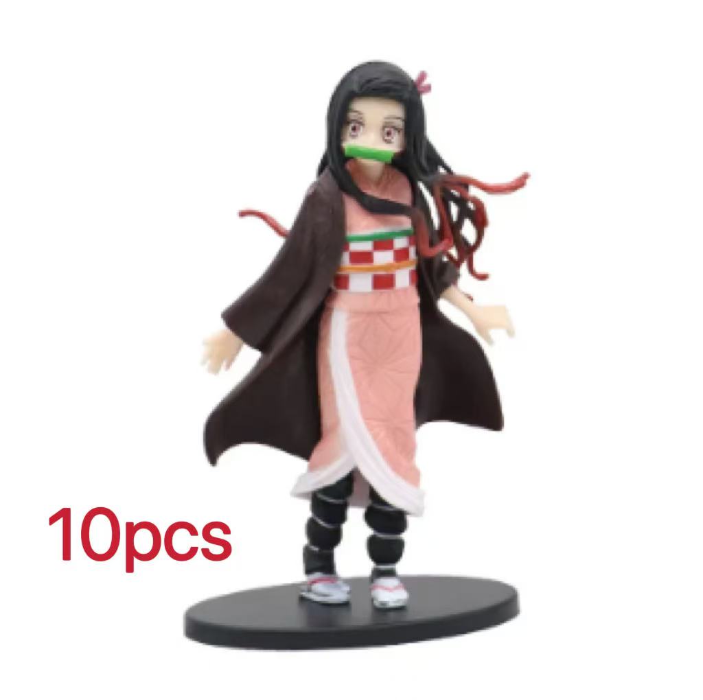 16 Anime Devil Killer Ghostbusters Character Kamado Tanjirou Action Character Agatsuma Zenitsu Nezuko Warrior PVC Model Toys