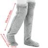 Over Knee Highs Fuzzy Socks Stockings Soft Warm 13 Colors Alternative for Winter and Autumn Cold Weather Heated your Leg