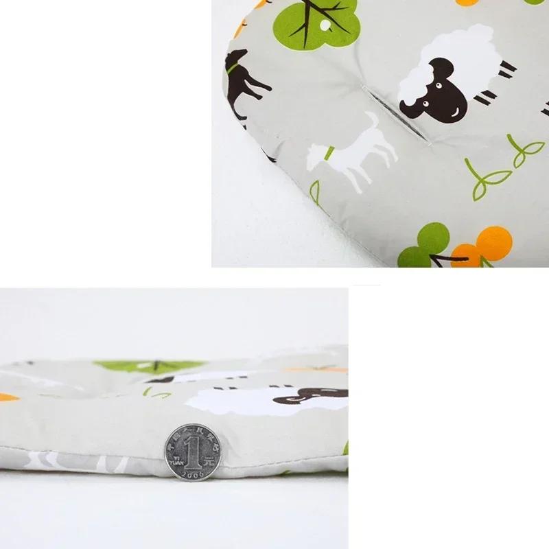 Baby Cushion for High Chair Stroller Seat Cushion Cute Soft Double-Sided Thick Cushion Breathable Stroller Accessories