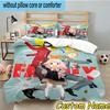 3pcs Custom Name Spy Family Adventure Bedding Set Includes 1 Duvet Cover & 2 Pillowcases for All Seasons Dormitory Home Decor Christmas gifts