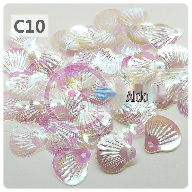 

Yale Dobe Чешуя Рыбы Веерные Пайетки 22x24мм для Шитья Этнического Костюма Своими Руками 500g/pack