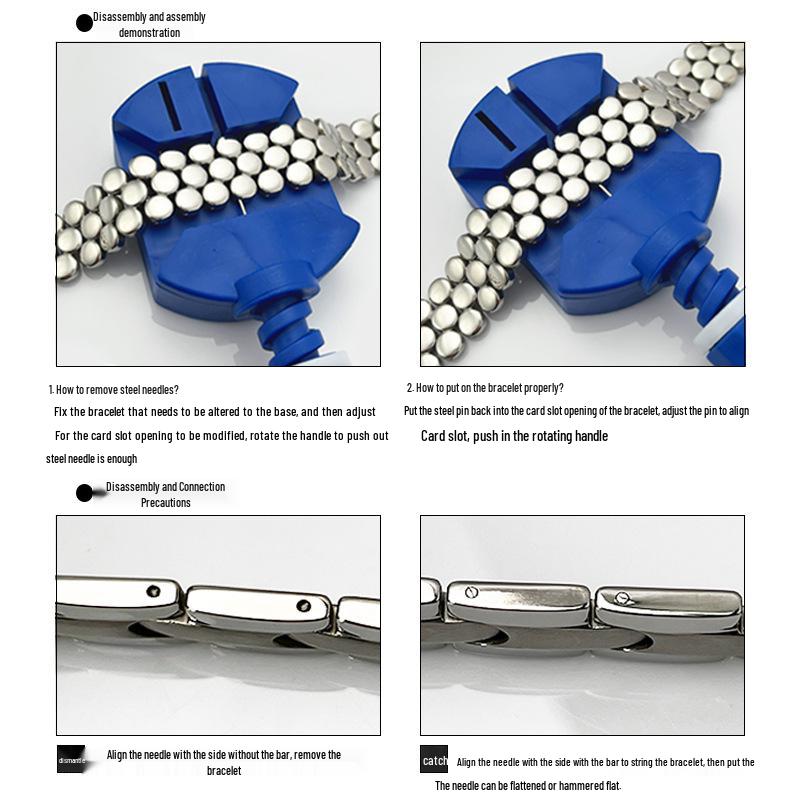 Stainless Steel Magnetic Fish-Shaped Bracelet for Women