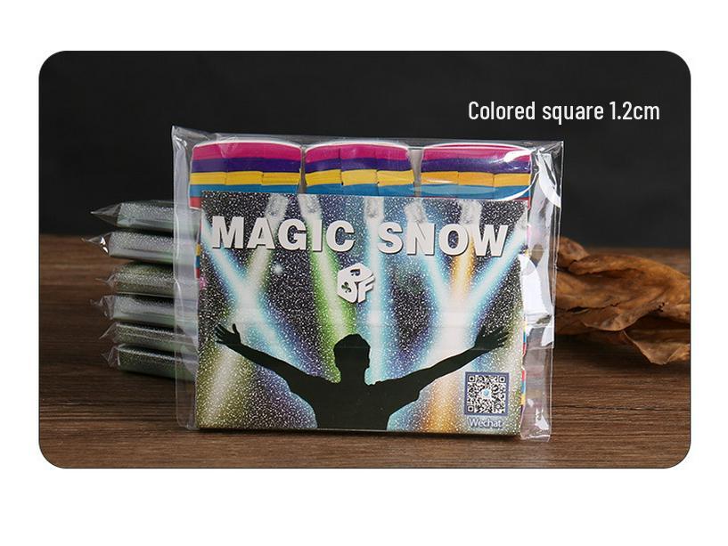 Northern Magic Handheld Flying Snowflake Stage Props - Ultra-thin White Paper