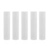 Cork Balm for Wind Instruments & Saxophones, 5-Pack, Long Cylindrical, White.