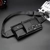Men's Casual Waist Bag Leather Multifunction Chest Bag CLE