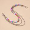 Hip Hop Pentagram Chain Keychain Men Women Cute Five-pointed Star Waist Chain Multicolor Heart Pants Trousers Chain Punk Jewelry