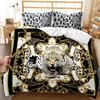 Reactive Print Fierce Animal Lion Panther Series Duvet Cover Sets US CalifKing Queen Size Bedding Sets 3 Pcs Dropship Wholesale