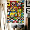 Mario Wall Hanging Printed Fabric Blanket Decorative Tapestries for Bedroom Living Room Home Decor