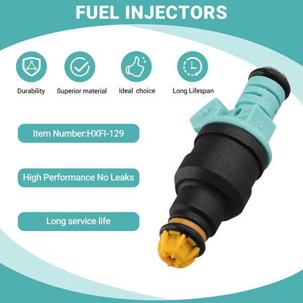 Sada 6 vstřikovačů paliva (0280150415) pro Jeep Wrangler 4.0L