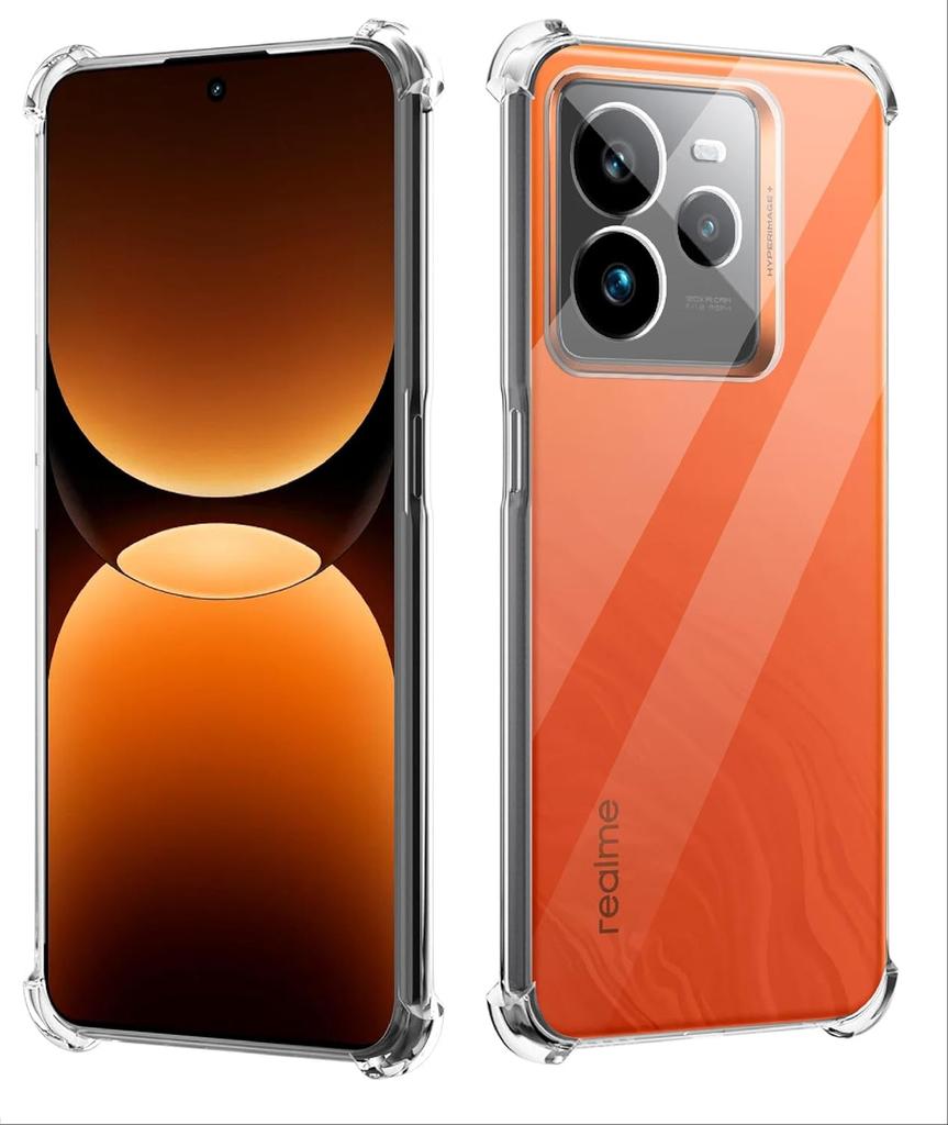 TPU Transparent Case for Realme GT 7 Pro 5G GT 6 6T Protective Cover Four Corners Shockproof Bumper Coque Fundas