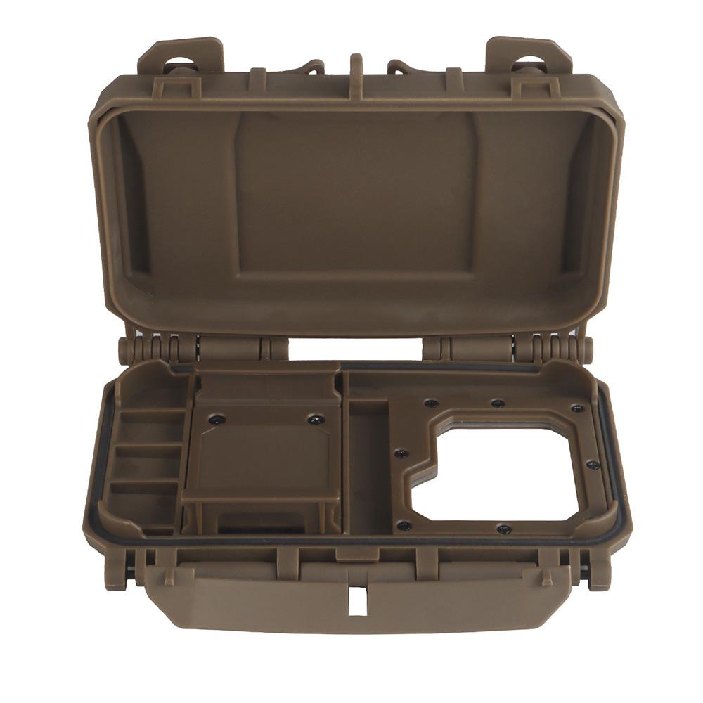 Tactical MOLLE Mobile Phone Box Navigation Board Quick Release Airsoft Vest Carry Outdoor Hunting Wargame Instant Equipment Box