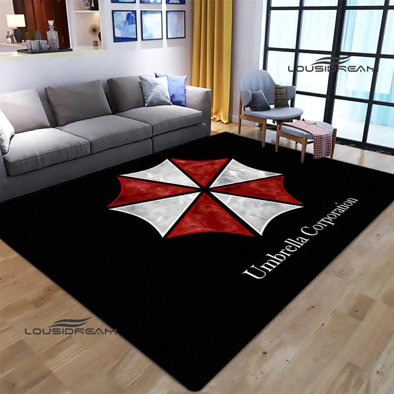 R-Resident Evil Umbrella Printed Carpet Non -slip Carpet Carpets for Living Room Area Rug Door Pad Bedroom Decor Birthday Gift