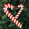 2pcs Mini Christmas Foam Candy Cane Foam Christmas Tree Decoration Hotel Office Decor