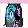 Poppy Playtime Chapter 4 Rugzak met grote capaciteit en 15-inch laptopvak, cartoon/anime design, gemaakt van Oxford-stof, voor schoolkinderen en tieners.