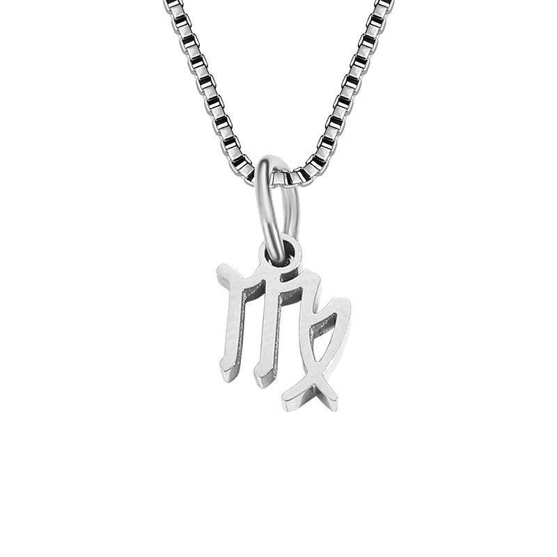18k Gold Stainless Steel Constellation Pendant Necklace