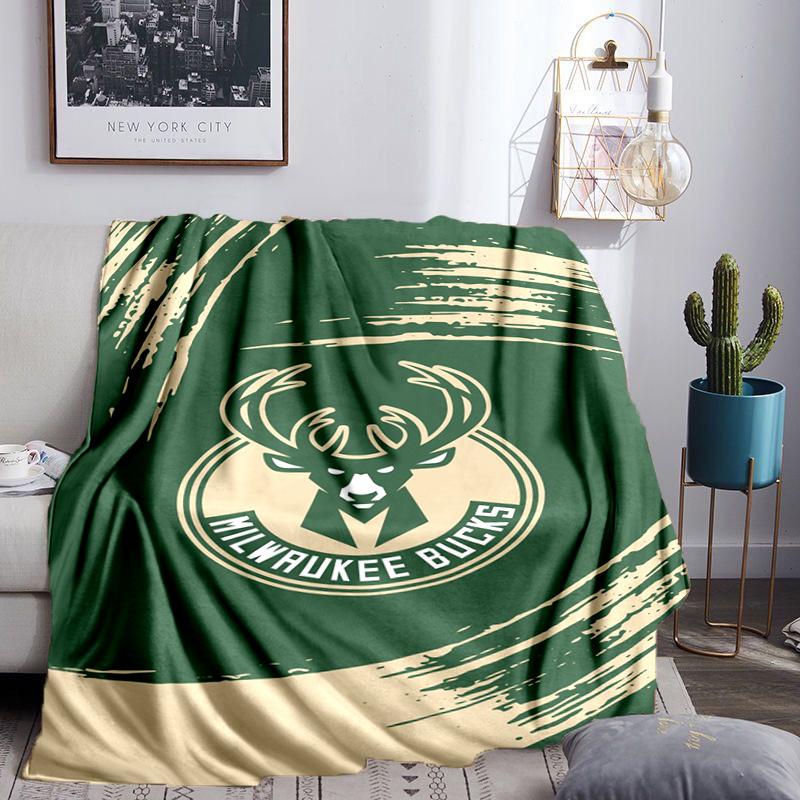 Bucks Team Logo Blanket Lightweight Flannel Bedding Blanket Perfect for Travel, Camping, Living Rooms, Offices, Sofas, Fan Christmas gift