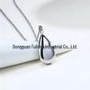 Titanium Steel Hollow Memorial Pet Cremation Pendant Necklace