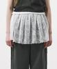 Podeowedeo Embroidered Pleated Skirt (Ivory)