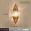 Elegant Crystal Wall Lamp: Minimalist Design for Bedrooms, Living Rooms, Stairs, and Hallways