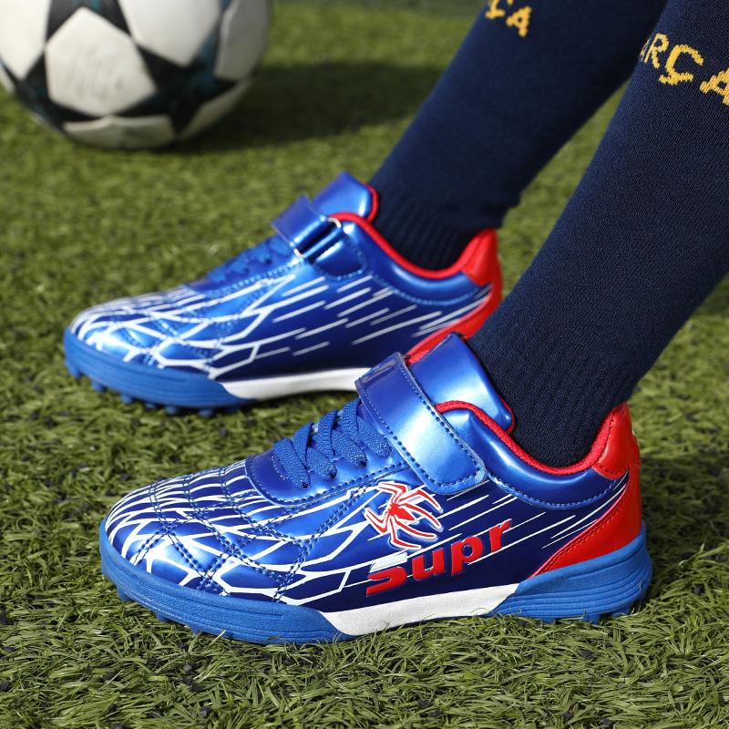 Fashion TF  Children Soccer Shoes Breathable Anti-slip Boy Football Sneaker High-quality Comfortable Kids Sports Shoes