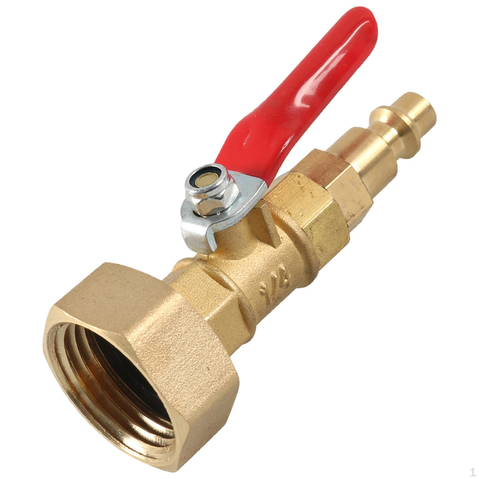 

Winterize Adapter W/ 0.25 Plug and 0.75 Female Garden Hose Threading , Fit for Water