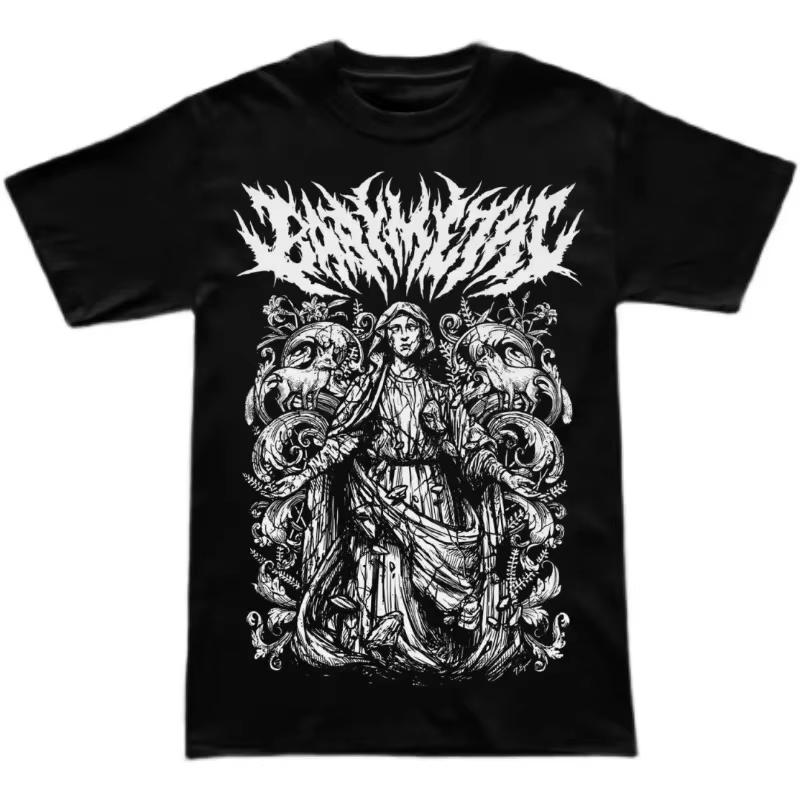 

Милая Металлическая Футболка Темного Стиля Субкультура Поклонники Музыки Короткий Рукав Материал Чистый Хлопок Модный Тренд Топ Энтузиасты Идолов Мужчины 4XL