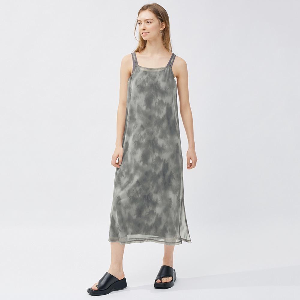 

GU by Uniqlo Платье из тюля с принтом без рукавов +E