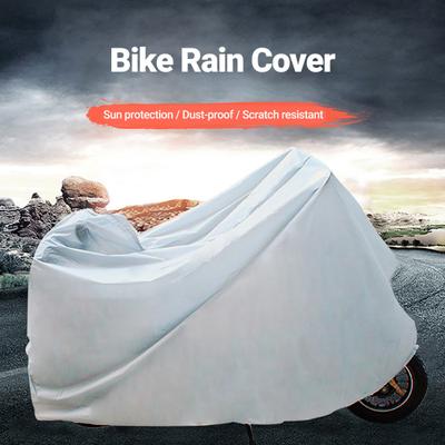Motorcycle Cover Waterproof Dustproof Large Area PEVA Single Layer Sun-resistant Bike Rain Cover Motorbike Accessories