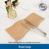 Stainless Steel Anti-Scald Food Tongs for Grilling and Serving