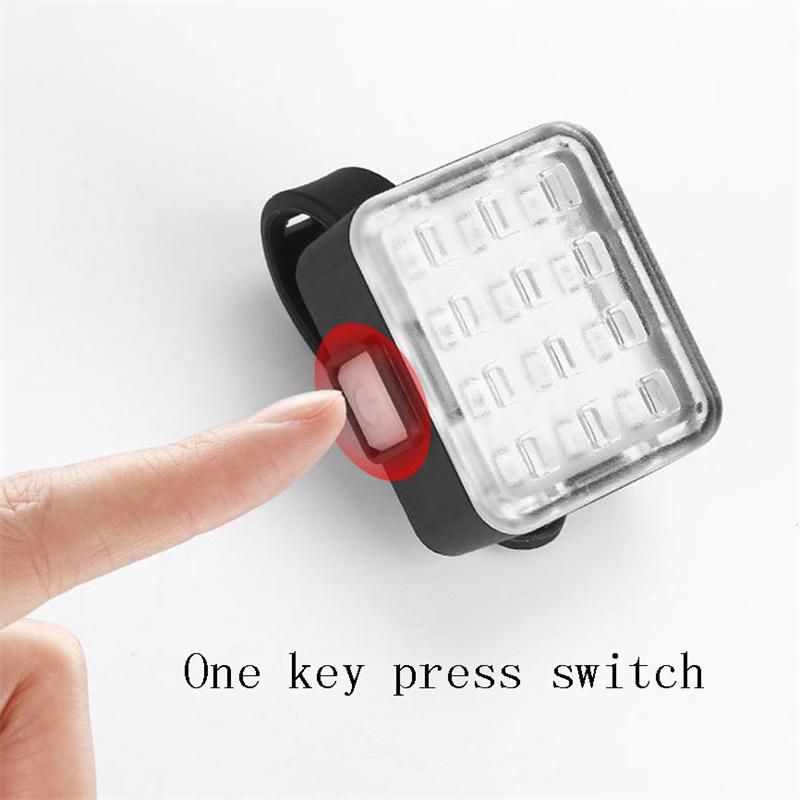 Color Bike Taillight Waterproof Riding Rear Light Led Usb Chargeable Mountain Bike Cycling Light Tail-lamp Bicycle Light