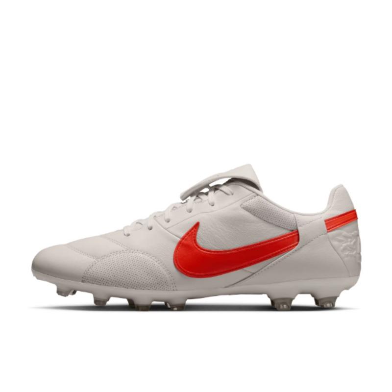 Nike Low-top FG Football Shoes Winter Spiked Cushioned Training Classic NIKE PREMIER 3 HM0265 35.5 серый/белый