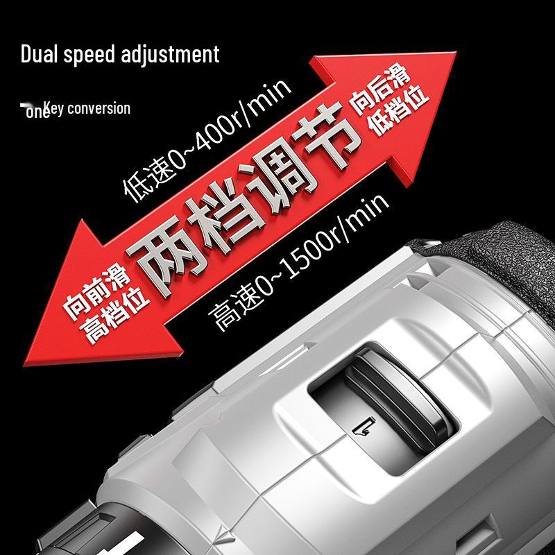 Yanxuan Multifunctional Cordless Handheld Impact Drill - Lithium Battery Rechargeable Electric Tool for Household Use