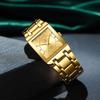 I Quartz Watch Casual Steel Belt Small Square Simple Fashion Quartz Women's Watch Waterproof Square Watch Women